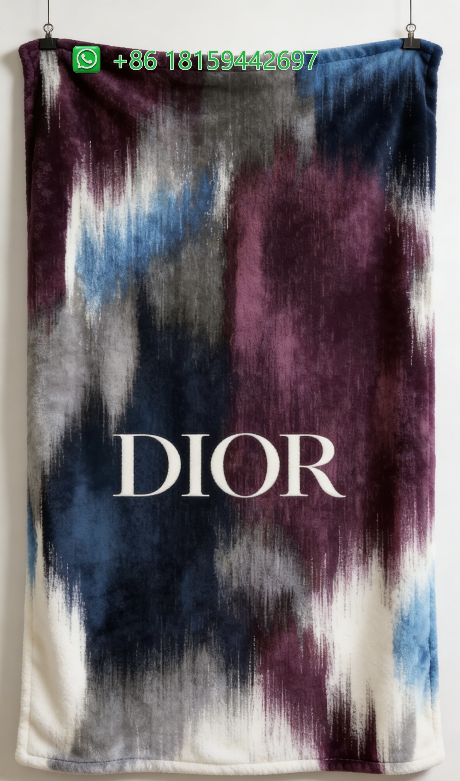 Dior Throw Blankets